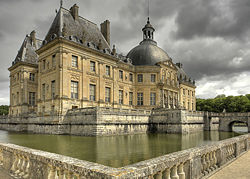 The neoclassical Vaux le Vicomte château.