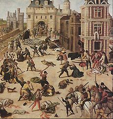 Painting of the Saint Bartholomew's Day Massacre by François Dubois.