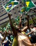 People celebrate in downtown Sao Paulo (AP).