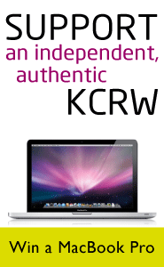 Support KCRW and enter to win a 13-inch MacBook Pro laptop