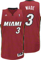 Dwyane Wade Alternate Adidas NBA 2010 Revolution 30 Swingman Miami Heat Jersey