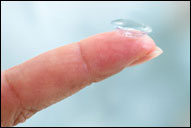 Inside out contact lens