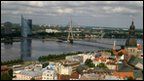 Riga city skyline