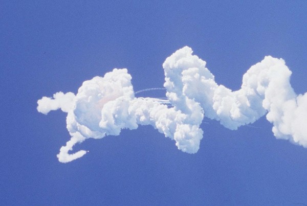 Pictures: Space shuttle Challenger explosion and aftermath