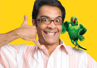 Indian HIV campaign fronted by an animated green parrot