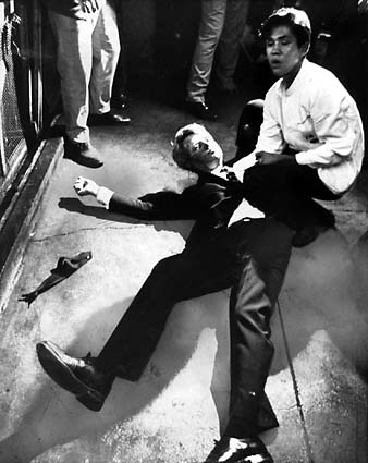 Busboy Juan Romero, 17, comforts Sen. Robert F. Kennedy moments after Kennedy was shot at the Ambassador Hotel on June 5, 1968.
<br>
<a href="http://www.latimes.com/news/local/la-me-lopezcolumn-20101121,0,7555024.column"><u>See full story</u></a>