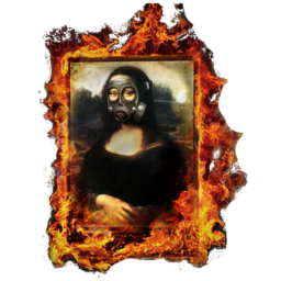Mona Lisa on Fire