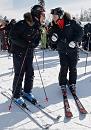 Putin i Miedwiediew na nartach