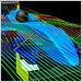 DESIGN A computational fluid dynamics study of the air flow around a Formula One car.