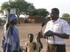 Khalid Dnnaa interviewing in Southern Kordofan, Sudan, January 2010. Image: BBC WST