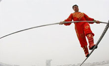 Tightrope Walking, A Uyghur Tradition