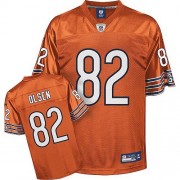 Bears 82 Greg Olsen Authentic Orange Jersey