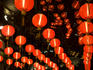 Decorative lanterns for Chinese New Year.
