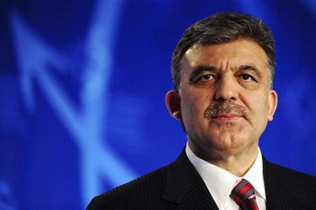 Turkey's President Abdullah Gul attends the European Business Summit in Brussels March 26, 2009. REUTERS/Eric Vidal