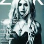 Taylor Momsen con vestido de cuero en Zink Magazine.