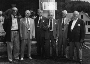 Some members of the class 1903 at a reunion