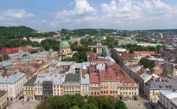 Lviv's old town.