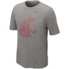 Nike Washington State Cougars Pindot Logo Tri-Blend Premium T-Shirt - Ash