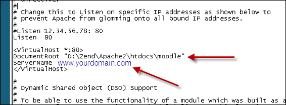 Configuring Apache web server on Windows 2008 : Virtual Host