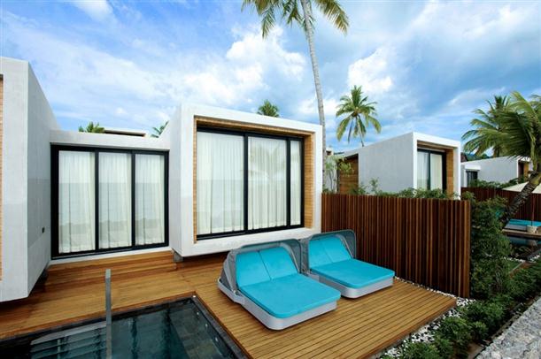 Patio lounger at Sea Front Resort with Natural style Design