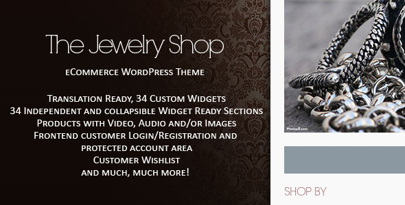 The Jewelry Shop-WordPress eCommerce