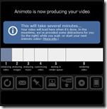 Videoerstellung durch die Animoto Software