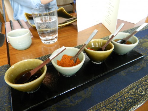 Spices at Isaan Thai Restaurant at Grand Hyatt Doha in Qatar