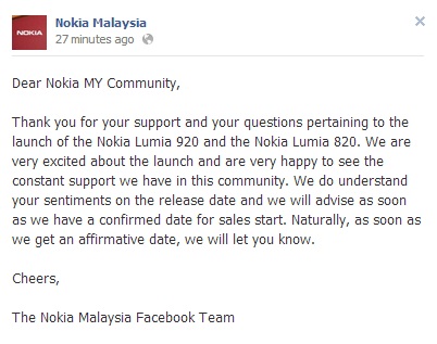 Nokia Lumia 820 Nokia Lumia 920 launch in Malaysia latest - Nokia Lumia 920 and Nokia Lumia 820 Launch In Malaysia