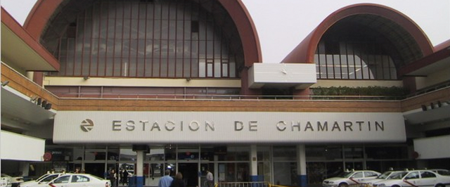 Fachada de estación de Chamartin