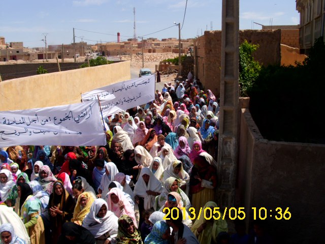 اوطاط الحاج : 600 امرأة تخرج في تظاهرة حاشدة من أجل المشاركة والإنصاف في أراضي الجموع