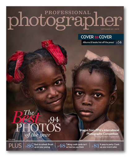 September 2011 Professional Photographer Magazine Cover