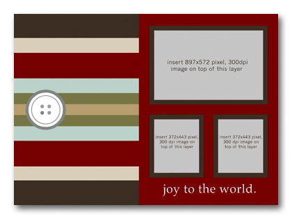 free 5x7  Christmas holiday card download