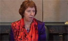 EU's Lady Ashton on her meeting with Egypt's deposed president Morsi - video 
