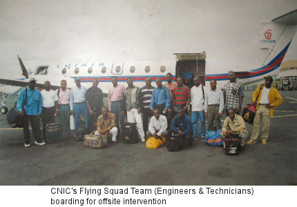 Flying squad for offsite repairs