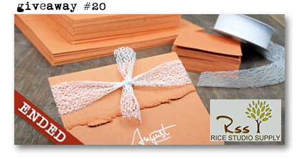 Paperie Boutique Birthday giveaway twenty