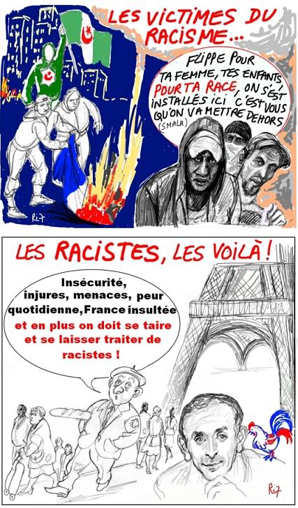 RI7racismevictimes et coupables Les Français en ont marre que des racistes les accusent de racisme