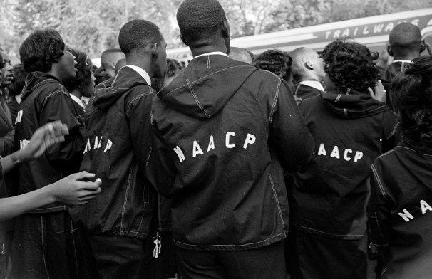 Students in NAACP jackets at the 1963 March on Washington. The photo is part of the Library of Congress’s <a data-xslt='_http' href='http://www.washingtonpost.com/gog/exhibits/a-day-like-no-other-commemorating-the-50th-anniversary-of-the-march-on-washington,1253087.html'>“A Day Like No Other”</a> exhibit.