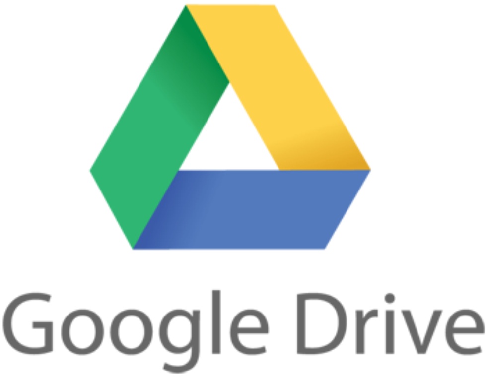 Het logo van Google Drive