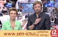 Los presentadores de Mediaset se suman al Día contra el Ictus luciendo el lazo naranja