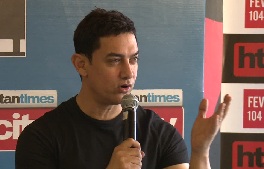 Aamir Khan at HT city
