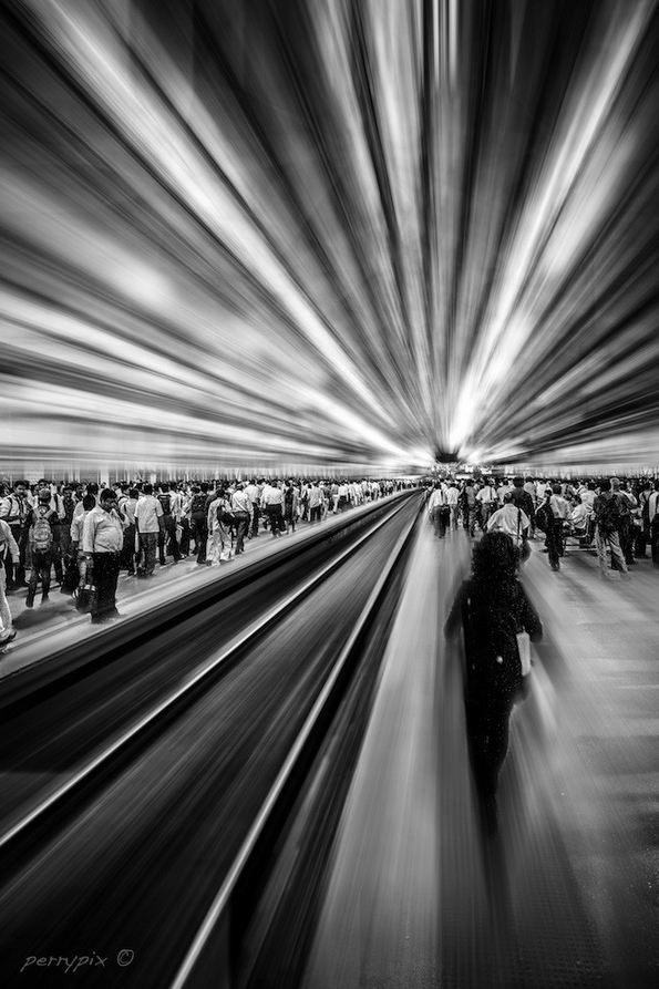 Railway station by Perry Janssens