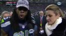 Something magical happened when the Seattle Seahawks came out on top after their match with the San Francisco 49ers: This obnoxiously loud interview with  Richard Sherman  and Fox Sports' Erin Andrews. Sherman began screaming he was the "best cornerback in the game" and hurled an insult at 49ers receiver Michael Crabtree.