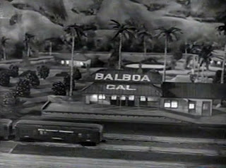 Holiday Affair (1949), the last shot: the toy train station BALBOA