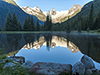 Picture of lake in Bugaboo Mountains, British Columbia