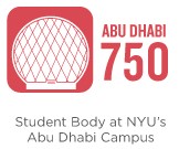 750 student body at NYU Abu Dhabi