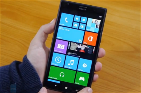 Nokia Lumia 1520 video hands on
