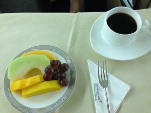Dessert - Fruit and Coffee