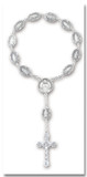 Image of Sterling Single Decade Rosary made of 18x10mm