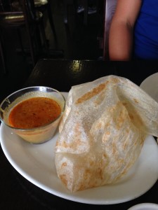 Roti with Curry Sauce