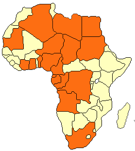 Carte : Association de producteurs de pétrole africains (APPA)